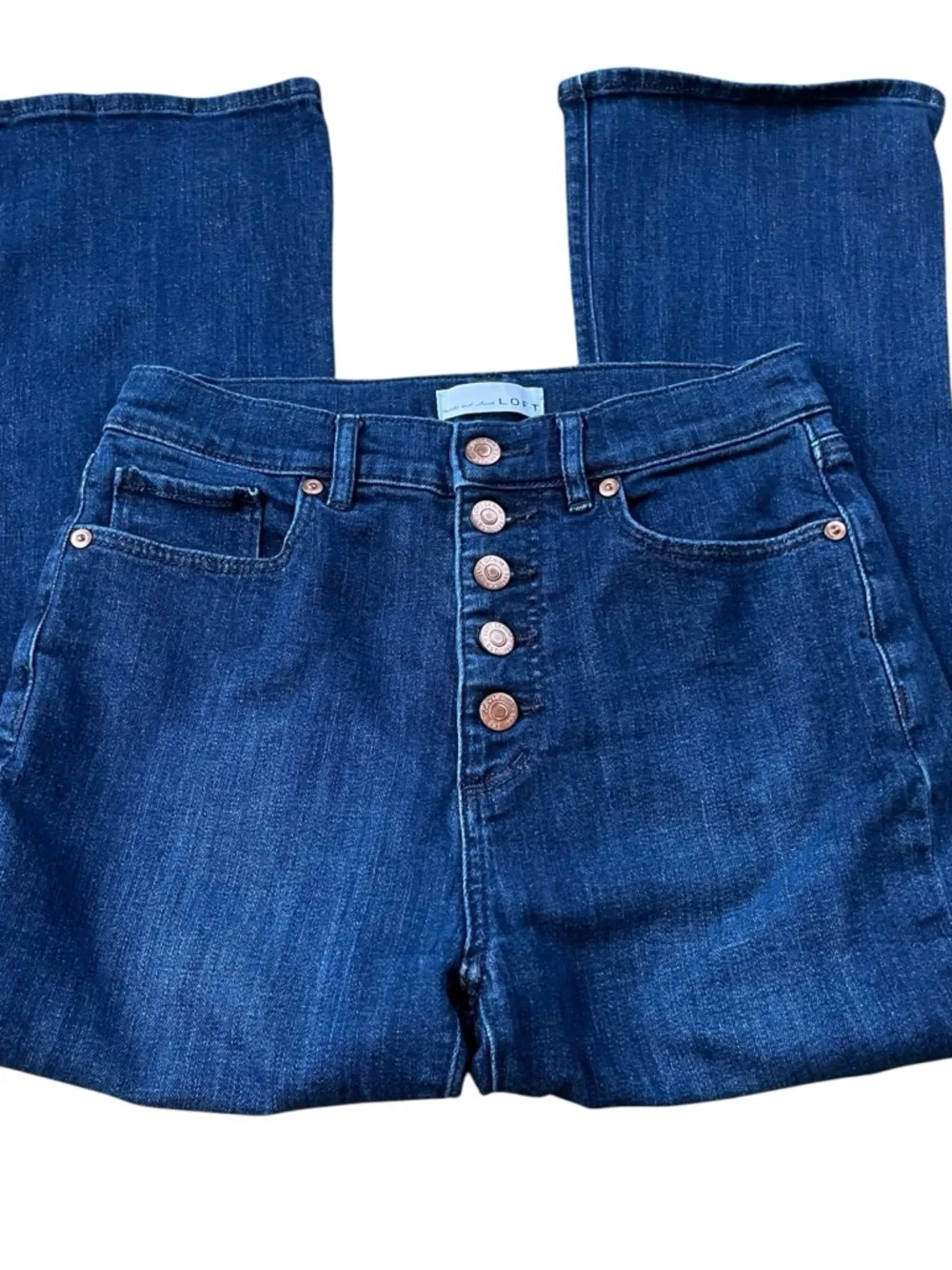 Loft The Kick Crop Jeans.  Size 2